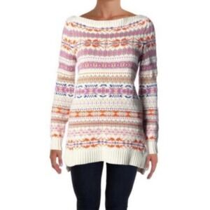 Ralph Lauren Boatneck Tunic Fair Iske sweater size XS (fits like a small)
